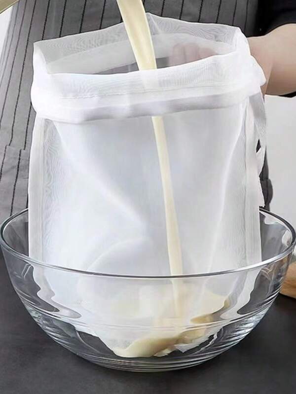 Extra Dense Fruit Milk Filter Bag, Wine Strainer, Oil Pulp Separation Bag, Kitchen Vegetable Juice Filtering Cloth Bag