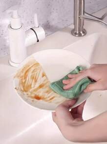 1 pièce Chiffon en fibre de verre de bambou : antibactérien, anti-moisissure, 100 %, très absorbant, dégraissant épais - Convient pour la salle de bain, la cuisine, la voiture et les animaux domestiques, adieu les serviettes en papier, adoptez.