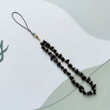 Fashion Natural Beaded Phone Lanyard Necklace Chalcedony Amethyst Aventurine Quartz Stone Phone Charm Digital Camera Strap Gifts For Mother, Family, Friends, Birthday, Holiday Phone Chain - Multicolor - View 20
