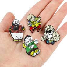 1 pieza de broche personalizado de moda con animación de dragón de bola de fuego súper saiyan Vegeta, accesorio de moda para bolso, adecuado para uso diario o como regalo