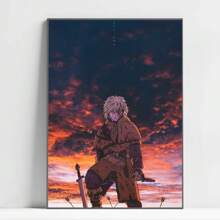 1 pièce Affiches murales sans cadre Vinland Saga Anime Manga, impressions et affiches premium, décoration vintage de salle, bar, café, décoration murale de la maison, impression artistique murale avec cadre en option