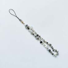 Fashion Natural Beaded Phone Lanyard Necklace Chalcedony Amethyst Aventurine Quartz Stone Phone Charm Digital Camera Strap Gifts For Mother, Family, Friends, Birthday, Holiday Phone Chain - Multicolor - View 19