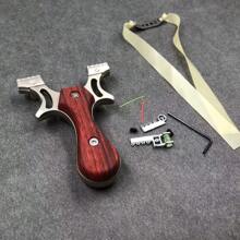 1 hochwertige Jagd-Schleuder aus Metall für Outdoor-Zielschießen, Überlebensspiele, Katapult