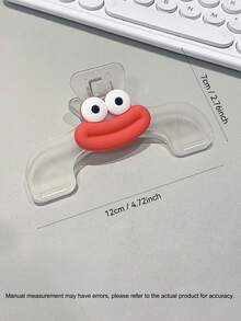 Clips de página con forma de boca de salchicha de dibujos animados DIY, marcador de libros/cuadernos, grandes clips de papelería adecuados para lectura, diario, clip de libro creativo, clips prácticos para notas, clips manuales fijos, clips de música para estudiantes, clips para sellar bocadillos [Accesorios que deben pegarse por separado] - Multicolor - Ver 2