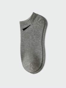 15/10/9/1 pares de calcetines unisex, calcetines deportivos, calcetines de moda, calcetines tobilleros blancos/negros/grises, colores lisos y estilo sencillo, aptos para uso casual diario