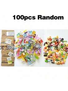 Set de 25pzs/50pzs/100pzs Mini caja de envío de juguete de alimentos y bebidas - Juguetes de cocina de plástico - Miniatura 1:12 para casa de muñecas - Mini alimentos de caja de envío, adornos de sorpresa de resina, regalos pequeños creativos, regalos con forma de mini caja de envío de alimentos y bebidas