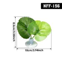 1pc Realistic Suction Cup Artificial Plant Leaves, Suitable For Lizard, Chameleon, Gecko, Frog, Snake, Turtle, Spider And Other Reptile & Amphibious Terrarium Decor - Multicolor - View 10