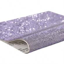 1pc Sparkling Crystal Rhinestone Sticker, 7.8 X 9.4 Inch, DIY Self-Adhesive Bling Decoration For Car, Phone, Crafts