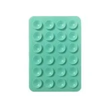 Silicone World Square Silicone Mobile Phone Fixing Suction Cup Car Mounted Bracket Phone Case Universal Anti Slip Suction Cup