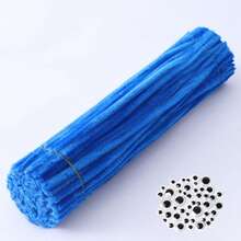 75/101/105 件手工毛根工艺套装，3 种不同套装可选；75 件套装包含 50 根毛根 + 5 个自粘活动眼睛；101 件套装包含 100 根毛根 + 1 张卡片/热熔胶棒；105 件套装包含 100 根毛根 + 5 个自粘活动眼睛。