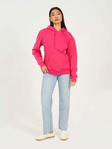 brave soul Classic Hooded Sweatshirt, Pink - Pink - View 2