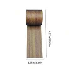 1 pièce de ruban auto-adhésif résistant à la moisissure et imperméable, avec une imitation de grain de bois. Convient pour la réparation de meubles, sols et paysagisme. Teintes disponibles : grain de bois doré, chameau brun, chocolat et élégant noir