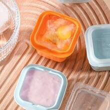 Easy Release Ice Cube Tray, Fridge Standalone DIY Homemade Baby Food Ice Popsicle Mold Ice Cream Maker Plastic Ice Box