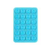 Silicone World Square Silicone Mobile Phone Fixing Suction Cup Car Mounted Bracket Phone Case Universal Anti Slip Suction Cup
