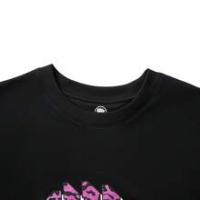 LI-NING BADFIVE 街头潮流 T 恤夏季 AT DRY FREEZE 清凉科技宽松透气男式 T 恤 AHSV021 - 黑色 - 查看 3