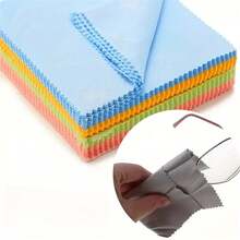 5/10/30pcs Eyeglasses Cleaning Cloths, Jewelry Care Polishing Cloths, Microfiber Cleaning Cloths, Suitable For Glasses, Lens, Mobile Phone Screen Cleaning And Wiping - Multicolor - View 2