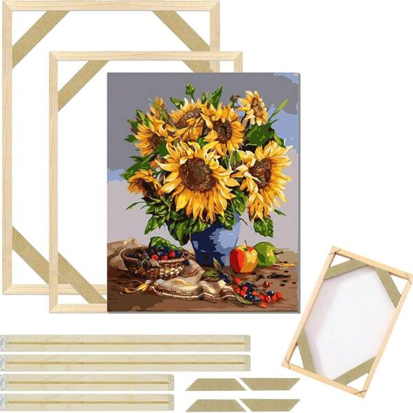 Conjunto de 1 Moldura Clássica de Madeira - Retângulo Vertical, Acabamento Natural para Decoração Moderna, Diversos Tamanhos (40x60cm, 50x70cm, 30x40cm) - Perfeita para Fotos de Família e Exibição de Arte