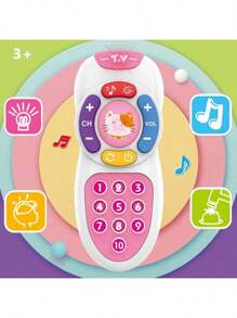 Baby Remote Control Toy Baby Early Education Mobile Phone With Soft Lighting And Gentle Lullabies - Soothing And Educational
