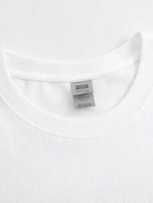 2025 Summer Men's DIY Printed Pure Cotton Round Neck Short Sleeved T-Shirt A Black Background With The Words 'ultimate Comfort And Style Urban' Written In White Text With Red Stars - White - View 7