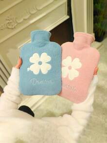 1 pezzo Borsa dell'acqua calda da 10 ore, cuscinetto riscaldante antiscottatura e resistente all'acqua per riscaldare l'addome