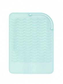 1 pieza Manga resistente al calor de silicona, funda de estera portátil para viajes, adecuada para rizador, plancha, alisador, varilla rizadora, estuche de estera para viajes, herramientas de peinado con calor, aislamiento térmico efectivo, bolsa con clips para almacenamiento, estera para almacenamiento de varillas rizadoras, fácil de transportar, herramientas para el cabello, productos y accesorios de belleza, adecuado para salón de belleza, artículos esenciales de viaje