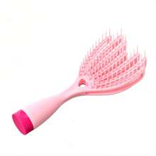 1 pettine lungo in materiale plastico durevole, spazzola per capelli, spazzola arricciante, portatile e leggero per capelli lunghi da donna, può pettinare e massaggiare il cuoio capelluto, adatto per capelli asciutti e bagnati, gratuito