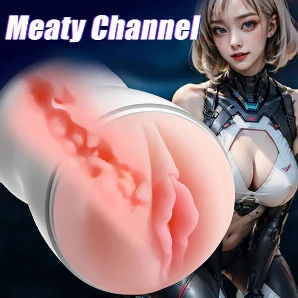 1 Pocket Cat Male Manual Masturbator Realistic 3D Texture Vaginal Stroker Male Masturbator Sex Toy Male Pleasure Toy Penis Massage Stimulator Male Gift