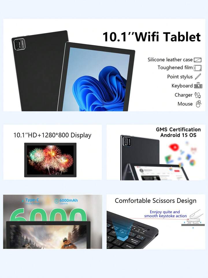 COOPERS Androidタブレット 6GB RAM + 128GB ROM Amazon.com : COOPERS Tablet Android 15 Tablets 7 inch, 6GB