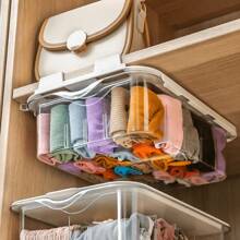15 Grids Socks And Underwear Wall-Mounted Drawer Storage Box, Drawer Acrylic Storage Box Dustproof Storage Box For Socks And Underwear Tie