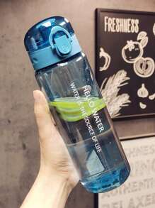 1 pieza Botella de agua para niños, regalo lindo para niñas, vaso de agua portátil adecuado para exteriores, deportes, estudiantes