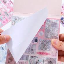 日式梦幻核心贴纸剪贴簿笔记本可爱甜美美学装饰 DIY 材料拼贴贴纸、学校用品、返校 - 彩色 - 查看 9