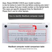Standfußhülle für Laptop kompatibel mit Macbook Air 13 Hülle M1 M2 kompatibel mit Macbook Air 2022 Air 13.6 2021 Pro 13 Hülle