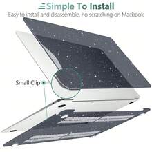 适用于 MacBook Air 13 英寸、M2 Pro 13 英寸、2020 款 Air M1、2024 款 M4 Pro 16 英寸、2025 款 M5 Pro 14 英寸、M3 Air 15 英寸的笔记本电脑保护壳