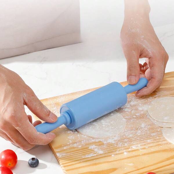 1pc Small Size Plastic Rolling Pin, Mini Rolling Pin For Children, Baking Tool