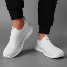 Men's Sneakers, Comfortable, Soft-Soled, Lightweight, Fashionable And Breathable Men's Shoes - White - View 5