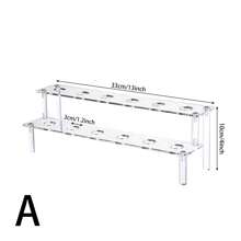 1pc 12-Hole Transparent Acrylic Ice Cream Cone Stand, Crispy Cone & Candy Display Holder