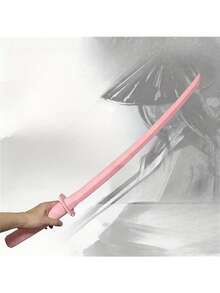 1 件可伸缩武士刀，3D 打印重力投掷剑，塑料减压武士刀剑、武士刀、假剑酷武士刀动漫剑复制品 - 发光耐用且可伸缩，塑料玩具套装 - 完美的万圣节道具、角色扮演配件和 LARP 武器 - 逼真的细节、适合所有年龄段的多功能乐趣 - 适合舞台表演和动感十足的游戏的收藏礼物