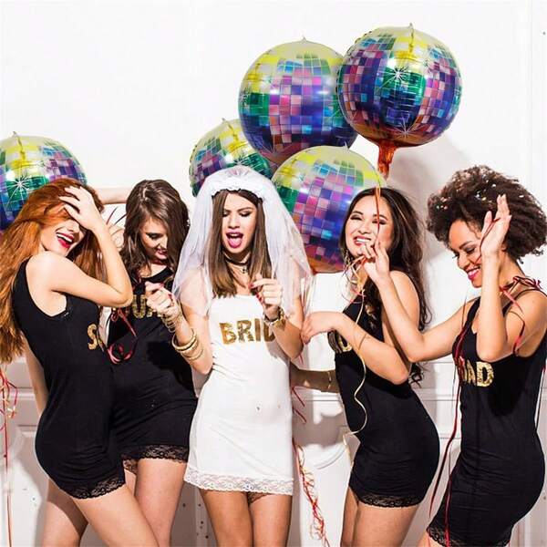 2/4 balões de discoteca multicoloridos, balões de decoração de discoteca para decoração de festa musical, decoração de festa de casamento