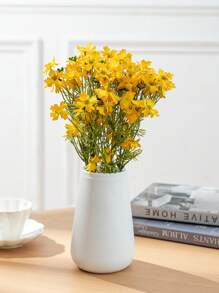 2 Bundles /8 Pcs, Artificial Daisy For Home Decoration, Fake Wildflowers Spring Flowers For Wedding Decoration, Daisy Mums Flowers Outdoor UV Resistant No Fade Greenery Shrubs Plants Indoor Outside Hanging Planter Home Wedding DIY Sunflowers Artificial Flowers