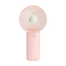 1 pièce Mini ventilateur portable rechargeable, ventilateur portatif alimenté par batterie pour rafraîchissement d'été, design simple pour la maison, les études, le bureau, les voyages et l'utilisation quotidienne, rafraîchissement d'été, plage, voyages