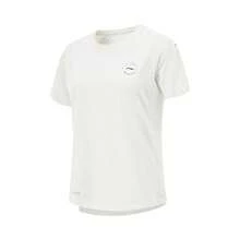 LI-NING Women's Running Shirt Pro Quick-Dry Breathable Reflective Safety Design Summer Performance T-Shirt ATSV088 - Champagne White - View 1