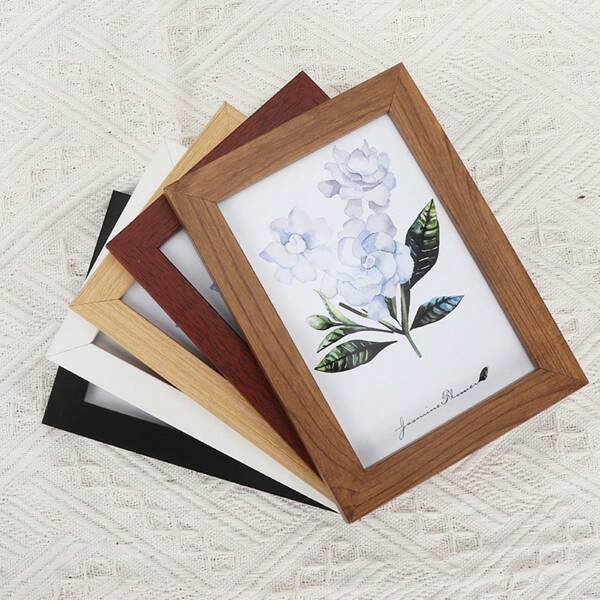 Modern Simple 5 6 7 8inch Wooden Photo Frame For Wall Hanging Wood Picture Frame Stand For Pictures Photo Decor Commemorative Gift