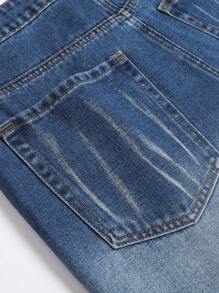 Men's Fashionable Straight-Leg Jeans, Suitable For Summer