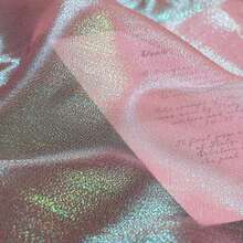 1 pièce Tissu de tulle organza irisé couleur sirène ciel étoilé, Tissu de tulle scintillant prédécoupé pour le DIY, les costumes de scène, la décoration de fête - Multicolore - Voir 50