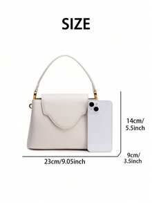 POHO Brand Customized V-Shaped Medium Handbag - Deep Purple - Purple - View 5