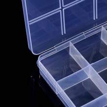 Transparent Storage Container Jewelry Box Clear Plastic Organizer Box Empty Earring Storage Organizer Display Case For Beads - White - View 9