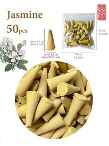 50/100pcs, Agarwood Incense Cone, Incense Tower, Home Incense, Air Purification, Meditation, Lavender, Agarwood Sandalwood, Gardenia, Jasmine, Osmanthus, Wormwood, Mixed Pack
