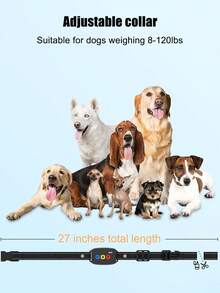 New Pet Colorful Screen Training Collar,Remote Control Dog Training Shock Collar Anti-Bark Collar, 800m Remote Control Range, Adjustable Sound & Light Mode, 3 Training Modes, IP67 Waterproof, Dog Supplies 760