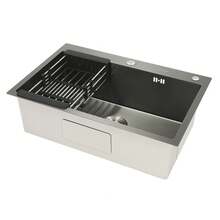 YUNRUX Kitchen Sinks - Black - View 10