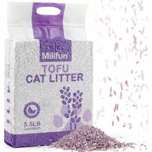 Tofu Cat Litter DustFree Kitty Litter Fast Drying Ultra Absorbent Clumping Cat Litter Pellets Lavender Odor Control L Scattering DustFree Mixed. - 2Pack - View 7